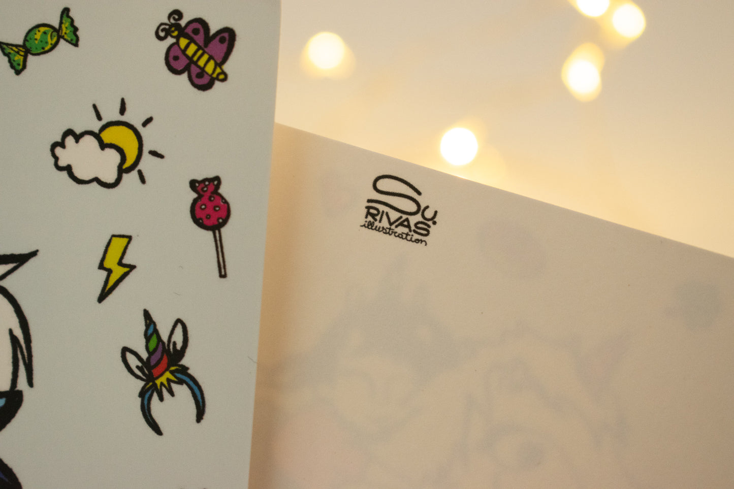 Magische Einhorn-Postkarte – Buntes Regenbogen-Design für Kinder & Einhorn-Fans- Geschenk Karte. Kostenloser Versand ab 6€