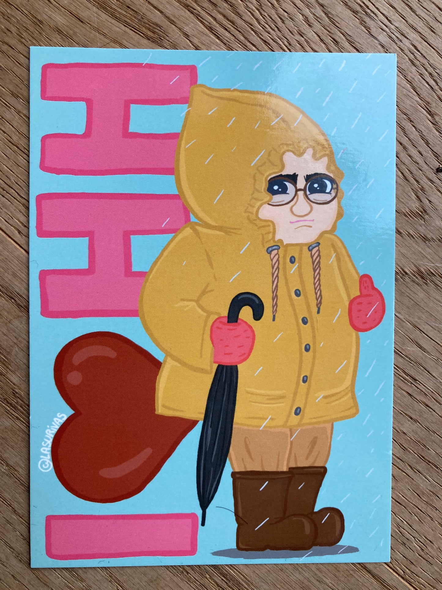 I Love Hamburg – Ironische Grußkarte über das Hamburger Wetter. Kostenloser Versand ab 6€